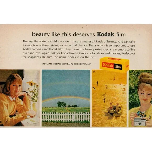 1965 Kodak Kodacolor,Kodachrome Film Vintage Print Ad (L21) - Picture 2 of 3